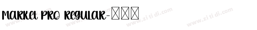 Market Pro Regular字体转换